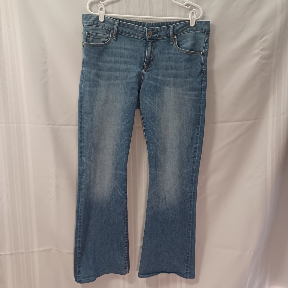 Gap Jeans Womens 31r Blue Perfect Boot Light Wash Bootcut Denim Altered 38x30